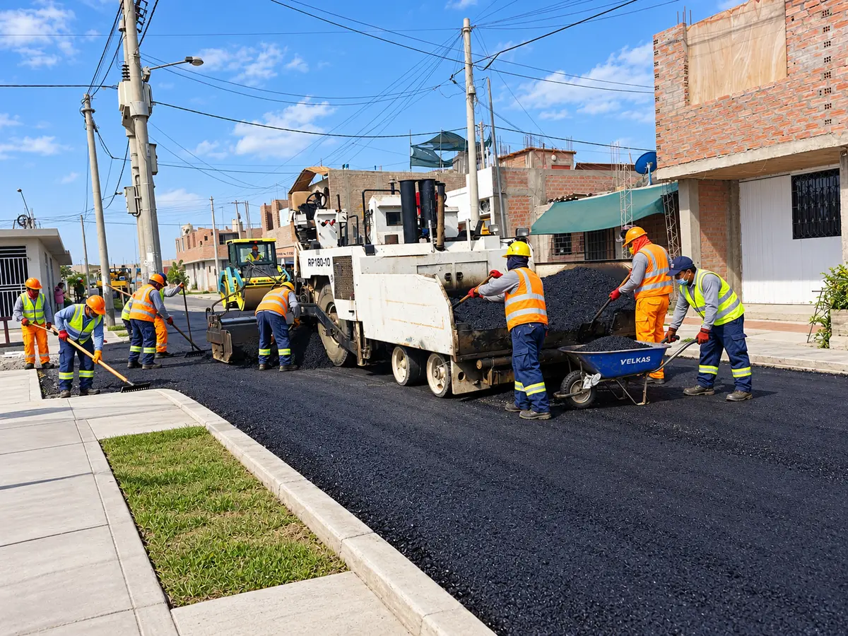 Obra INFRAESTRUCTURA VIAL: PISTAS Y VEREDAS